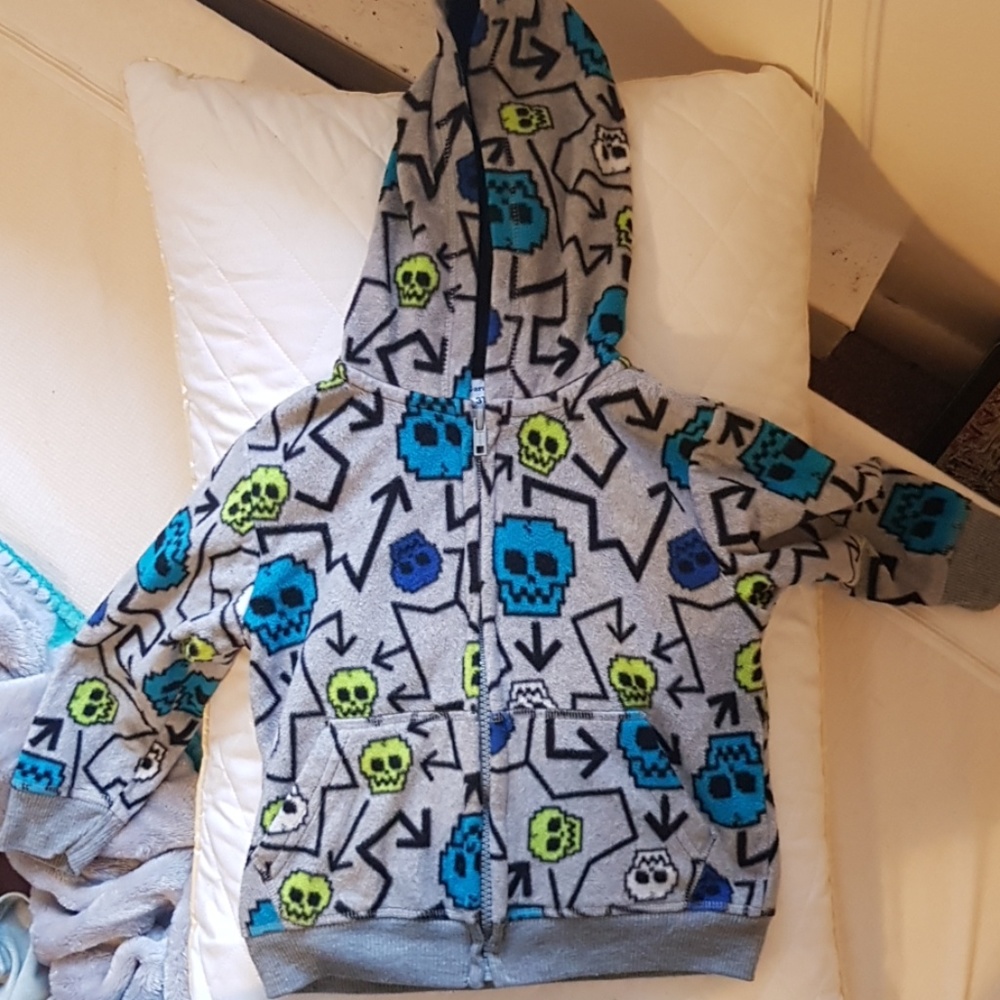 Boys 3T skull spring jacket